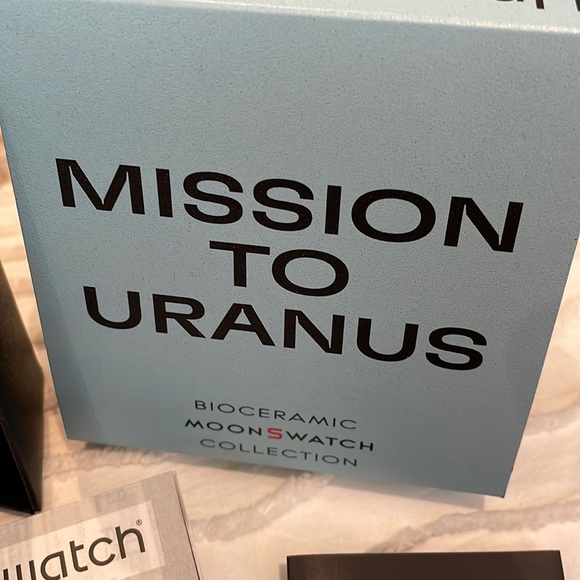 Omega X Swatch Mission to Uranus Watch - Picture 2 of 11